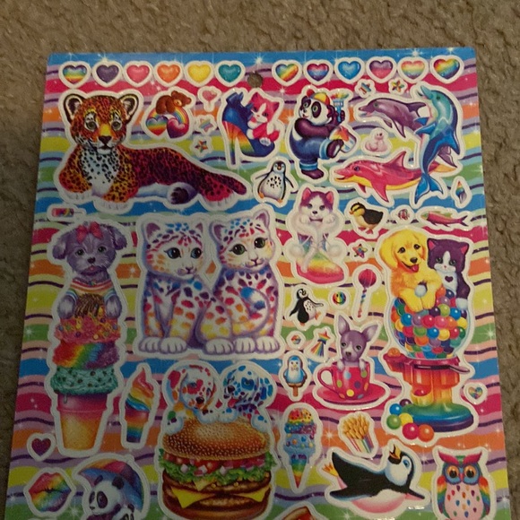 VNTG (90’s-early 2000’s) Lisa Frank Sticker Sheet -New - Picture 3 of 5